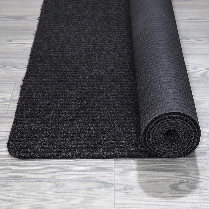Ottomanson 5' x 6'6" Mud Mat Area Rug Scraper Carpet