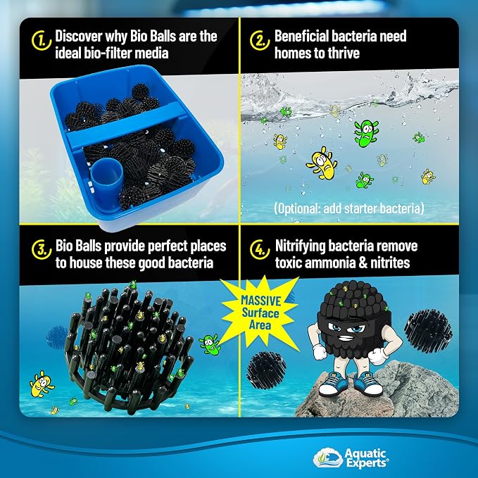 Aquatic Experts 1" Small Bio Balls