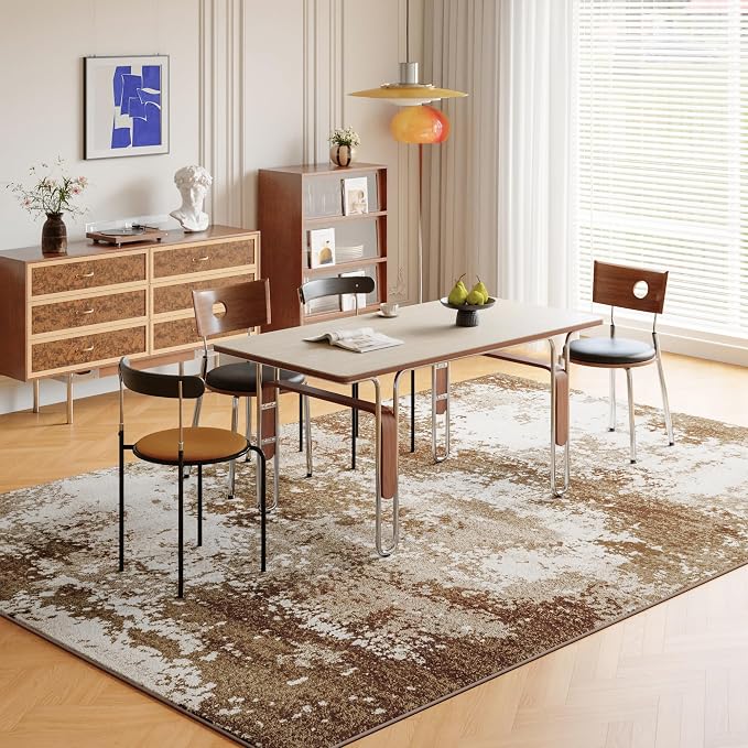 Brown Washable Rug 6x9 Area Rugs
