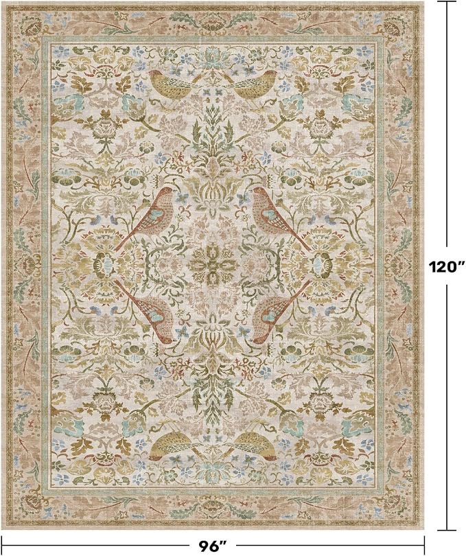 Washable Living Room Rug 8x10