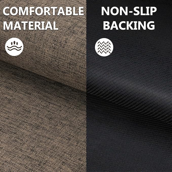 LEKEEPGO Ultra Thin Indoor Door Mat 24"x47", Low-Profile Door Mat Indoor