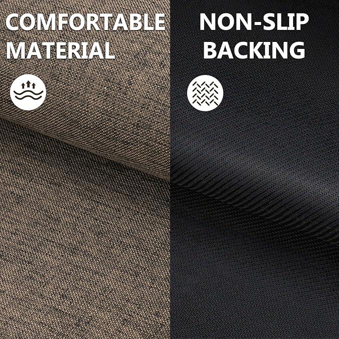 LEKEEPGO Ultra Thin Indoor Door Mat 17"x29", Low-Profile Door Mat Indoor
