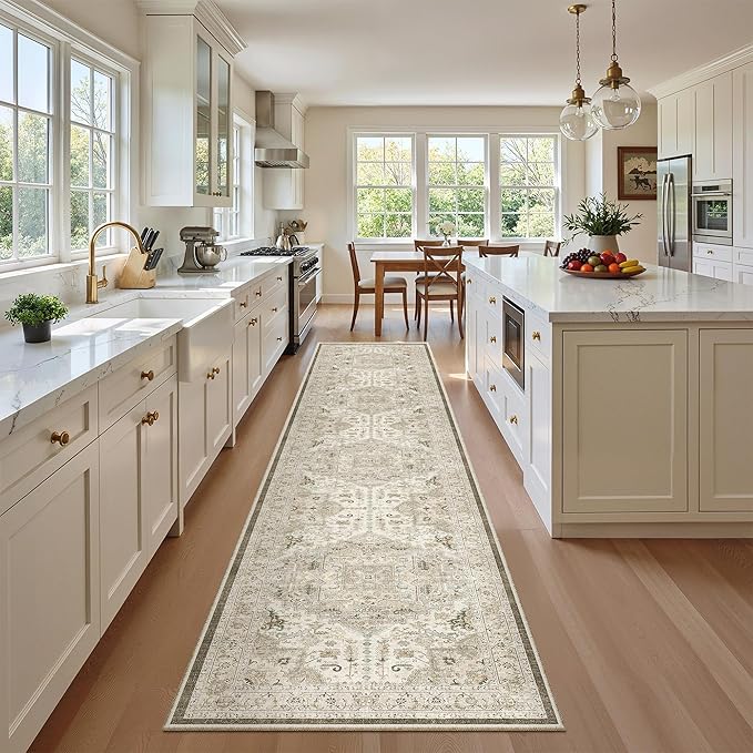 Madane Hallway Washable Runner Rug