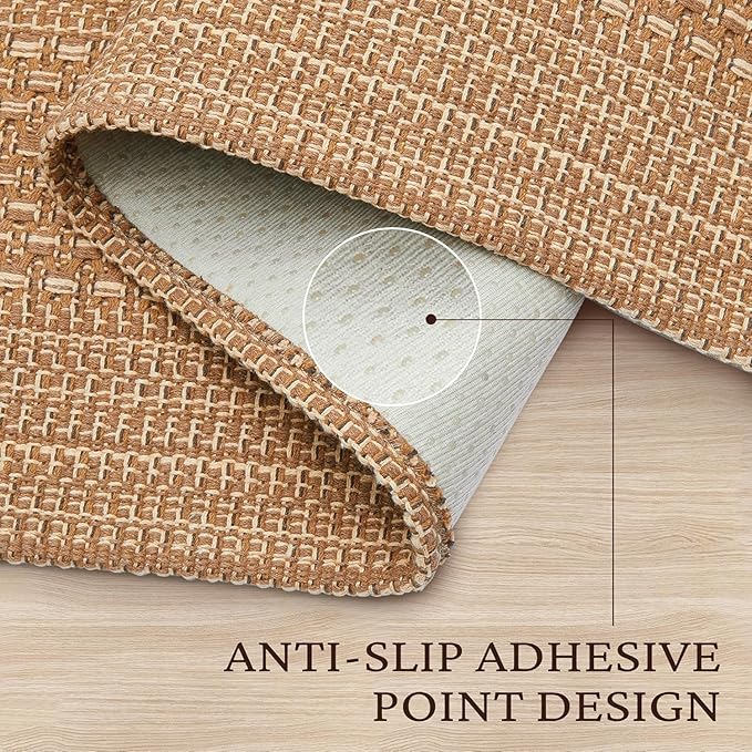 MatEssenz Kitchen Mats for Floor, Machine Washable Mats Boho Style, Absorbent
