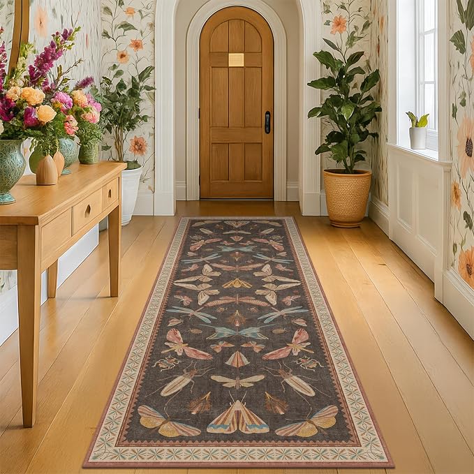 Brown 2x6 Indoor Rugs for Entryway