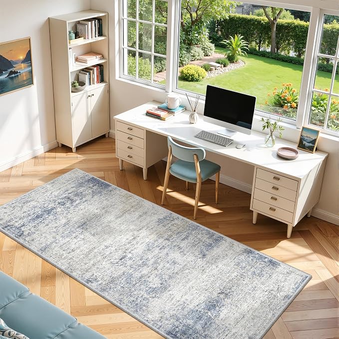 3x8 Runner Rug Non Slip Washable
