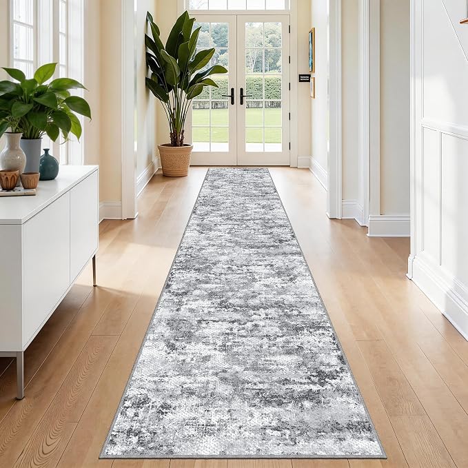 Washable Carpet Runners for Hallway 14ft-Non Slip Floor Runners for Dogs