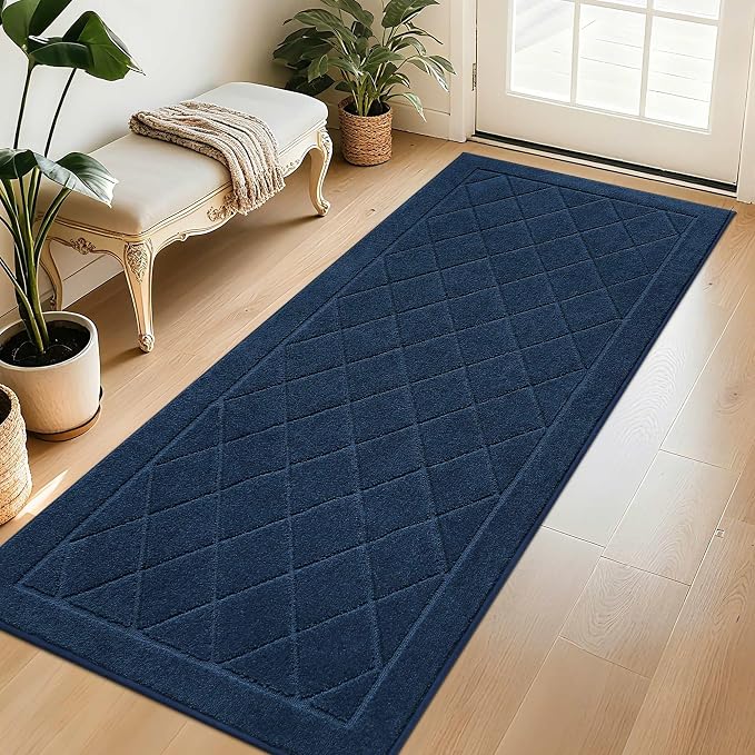 BEQHAUSE Dirt Trapper Door Mat 32" x 72", Doormat Non-Slip Entryway Rugs