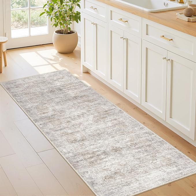 2x5 Rug Runner Washable for Entryway, Soft Bathroom Rugs