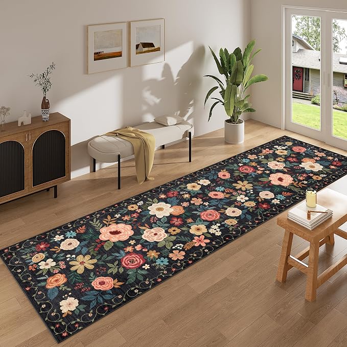 DUKINO Runner Rug, 2x10 Kitchen Runner Rug