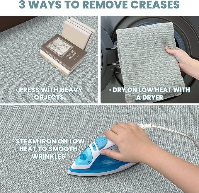 EARTHALL Washable Area Rug 4x6 Ft Non Slip Rugs