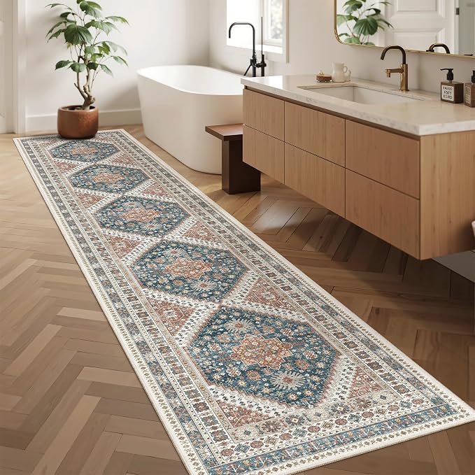 Madane Hallway Runner Rug 2x12, Extra Long Washable Runner Rugs