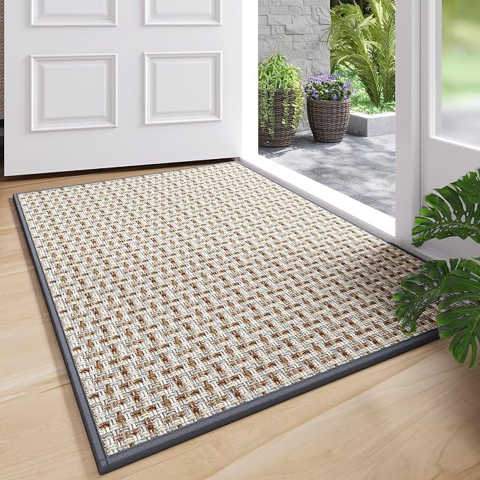YDKGL Door Mat 31"x47", Dirt Resistant and Absorbent, Non-Slip Rubber Backing
