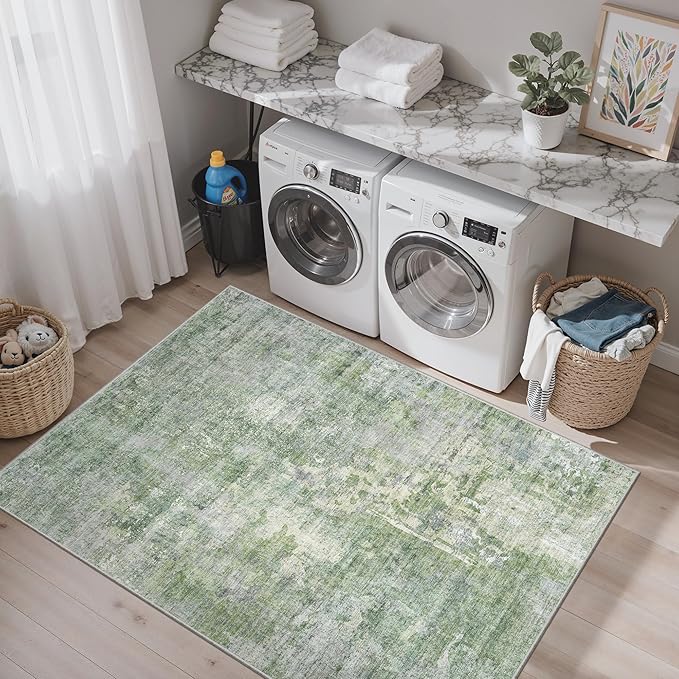3x5 Rug, Abstract Small Area Rug