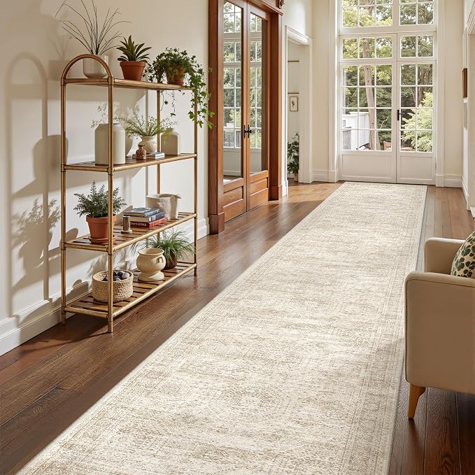 Washable Runner Rug 2.5x14, Non-Slip Long Hallway Runner