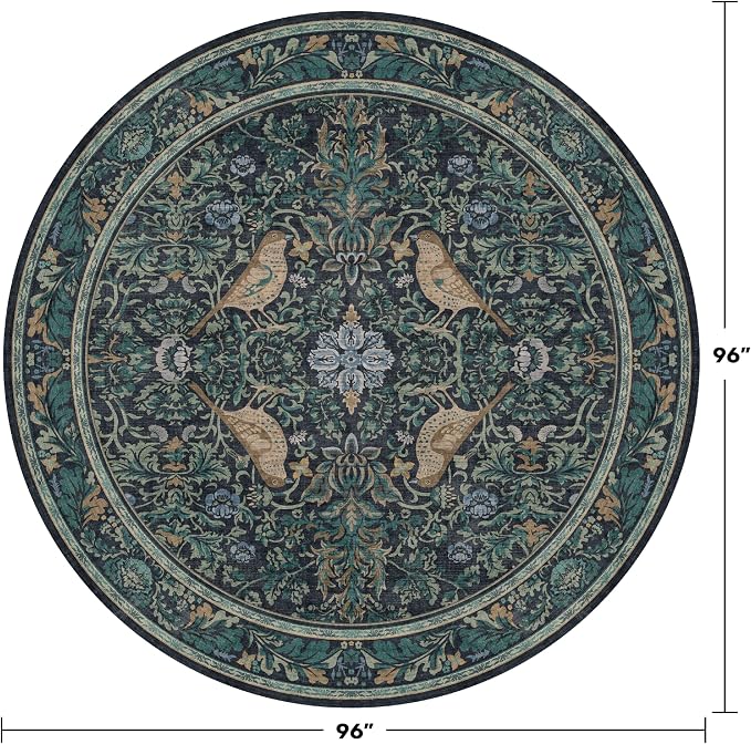 Hazo Haus Large 8ft Area Round Rug