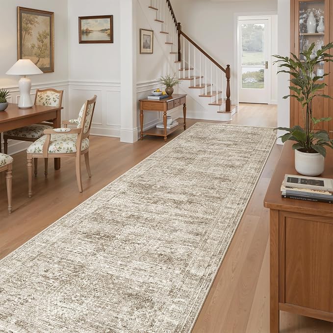 Soalmost Runner Rug 3x10 Washable Non-Slip Hallway Runner Rugs