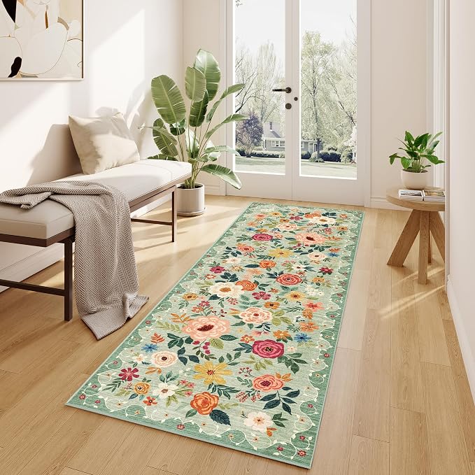 DUKINO 2.6x8 Kitchen Runner Rug