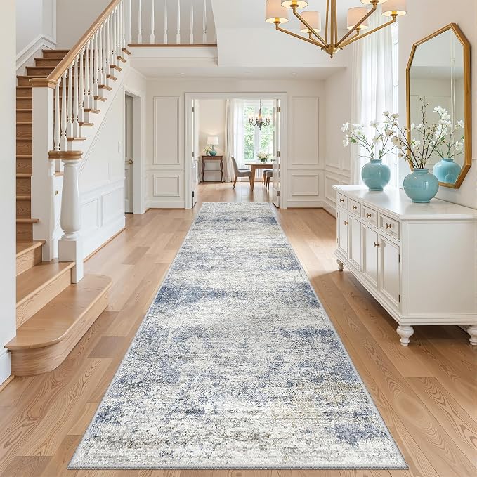 3x10 Runner Rug Non Slip Washable