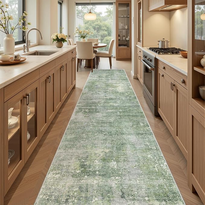 Soalmost Runner Rug 2x12 Washable Non-Slip Hallway Runner Rugs