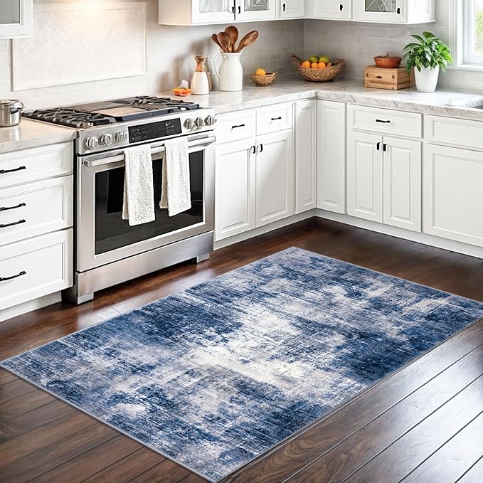 IOHOUZE Abstract Area Rug 3x5 Ft Washable Rugs