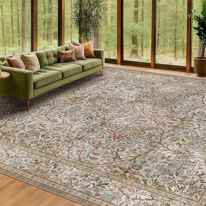 Washable 9x12 Living Room Rug