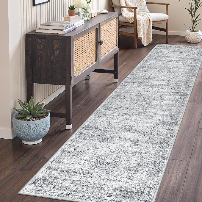 2x7 Runner Rug Non Slip, Thin Entryway Washable Rug