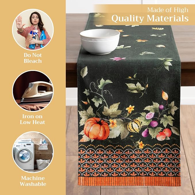 Maison d' Hermine Table Runner 100% Cotton 14.50" x 108" | Table Runners 108