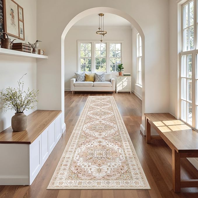 Madane Hallway Runner Rug 2x12, Extra Long Washable Runner Rugs