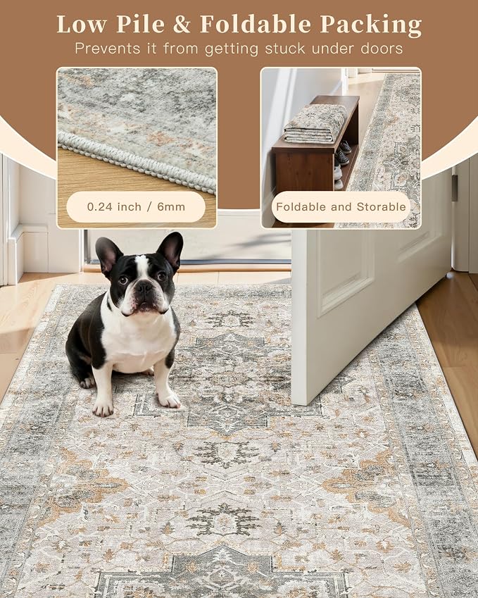 Madane Washable Runner Rug