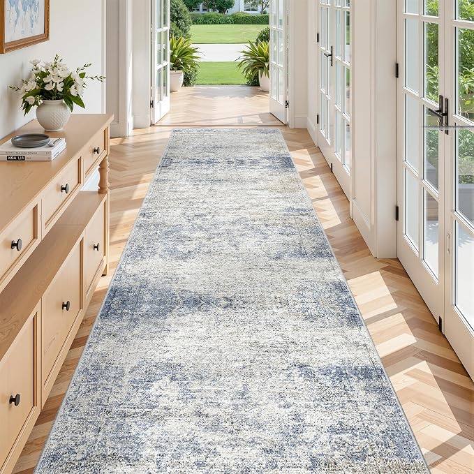 3x10 Runner Rug Non Slip Washable