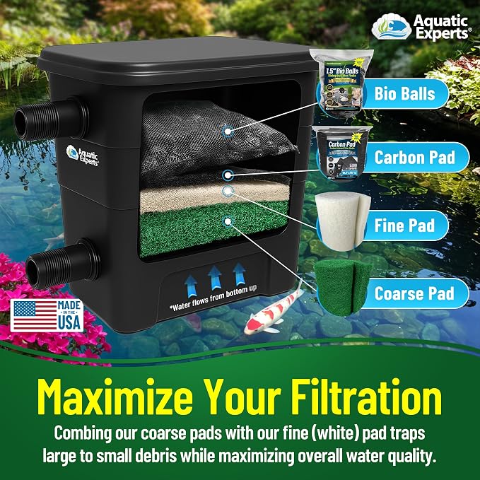 Aquatic Experts Green COARSE Pond Filter Pad