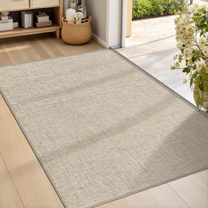 LEKEEPGO Ultra Thin Indoor Door Mat 24"x36", Low-Profile Door Mat Indoor
