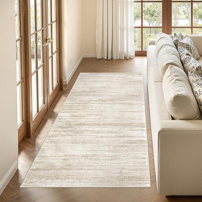 3x6 Runner Rug Non Slip, Thin Entryway Washable Rug