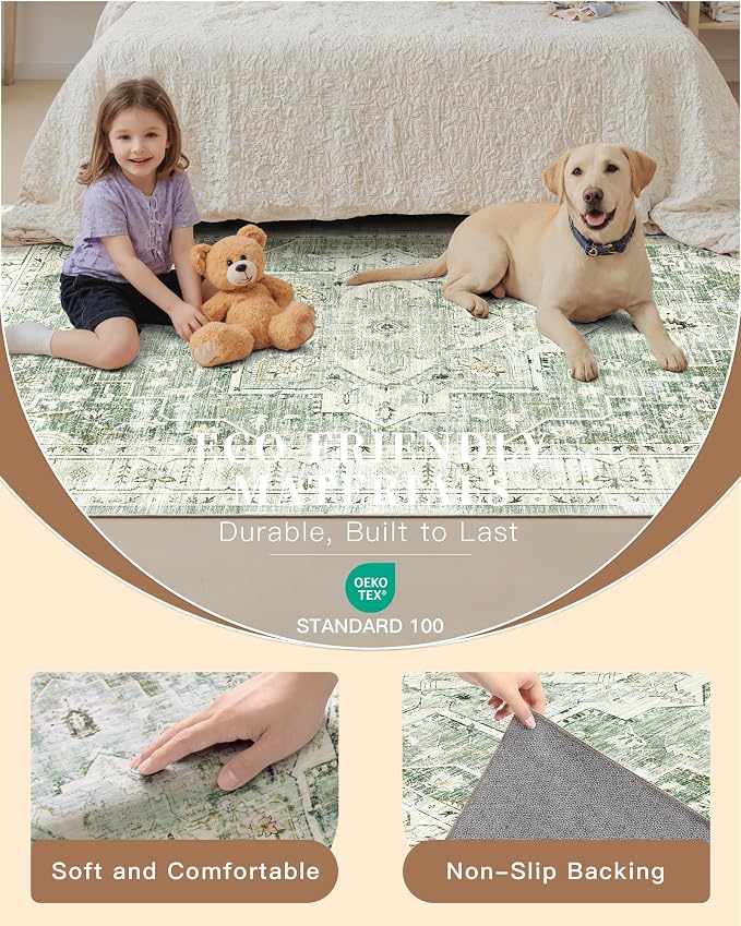 Madane Washable Runner Rug
