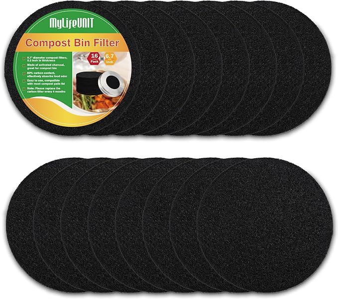 MyLifeUNIT 16 Pack Charcoal Filter