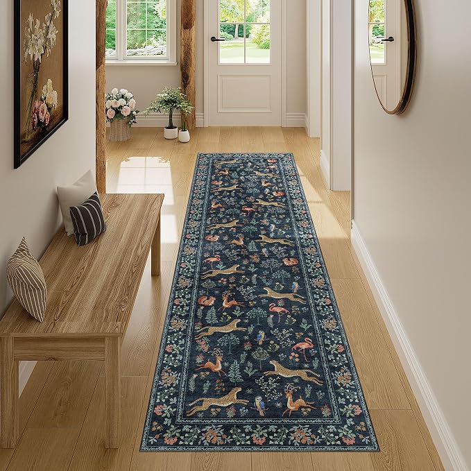 DUKINO Runner Rug, 2x7 Washable Kitchen Rugs