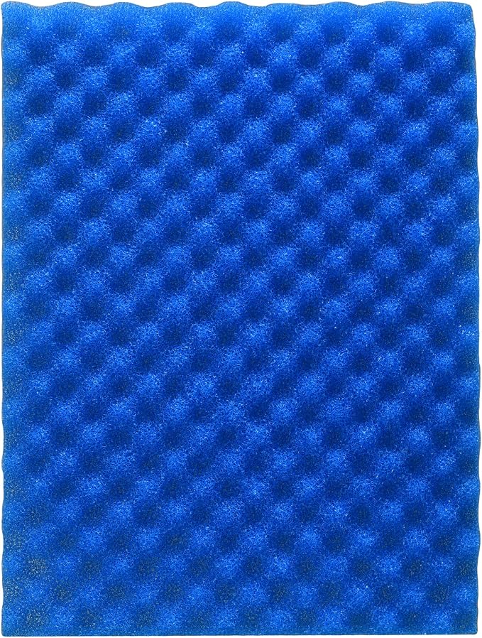 Aquarium Filter Media Bio Sponge Pad 16 x 12 x 1 inch, Fish Pond Foam Filter