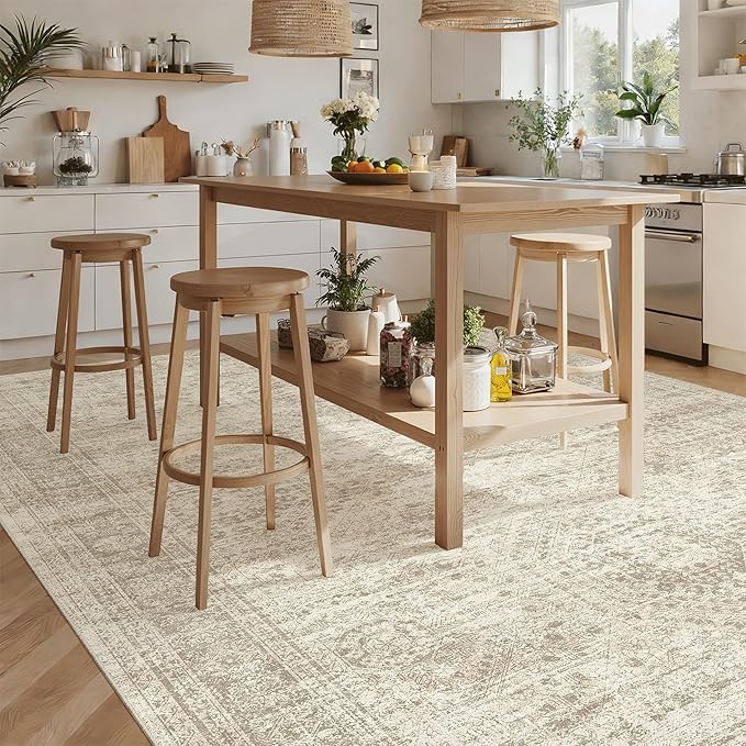 Soalmost Washable Area Rug 8x12, Large Soft Rugs