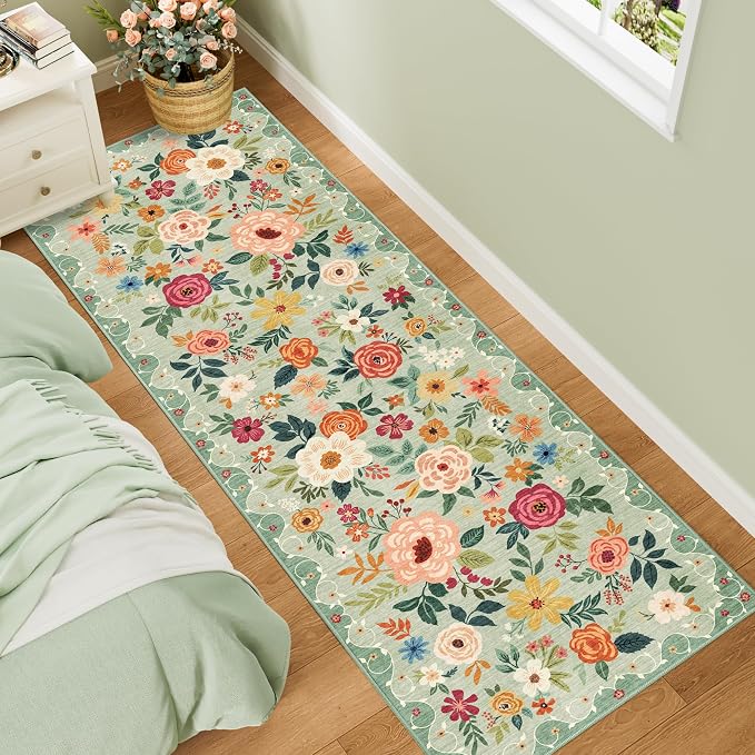 DUKINO 2.6x8 Kitchen Runner Rug