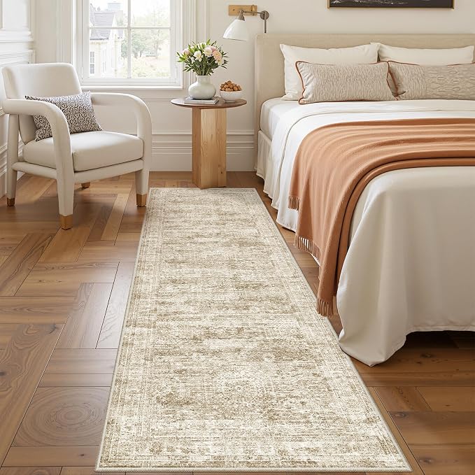 2x7 Runner Rug Non Slip, Thin Entryway Washable Rug