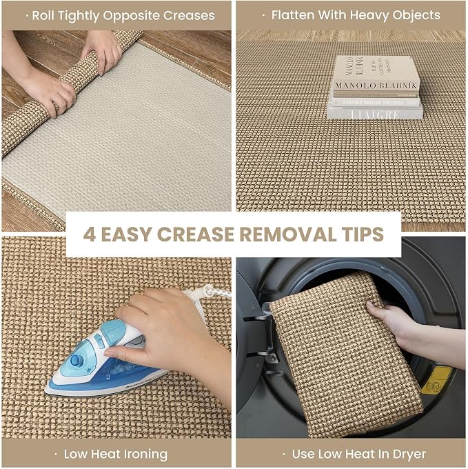 IOHOUZE Washable Runner Rug 2x5 Non Slip Rubber Backed Runners