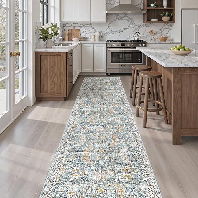 Madane Hallway Runner Rug 2x12, Extra Long Washable Runner Rugs