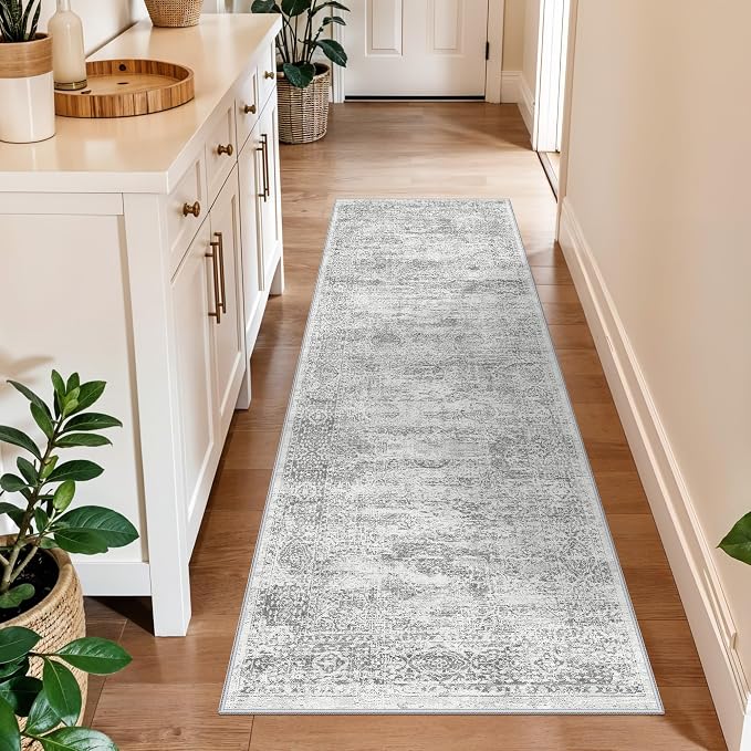 Rug Runners 2x6 Hallway Washable, Non Slip