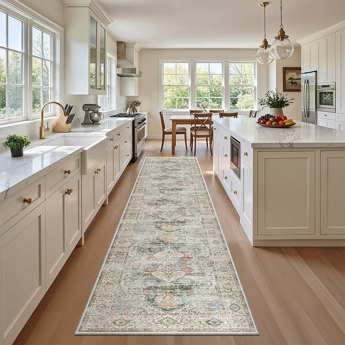Madane Runner Rugs for Hallway 2x10 Long Washable Non-Slip Hallway Runner Rug