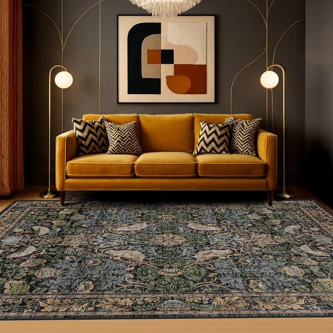 Hazo Haus Boho Living Room Rug 5x8