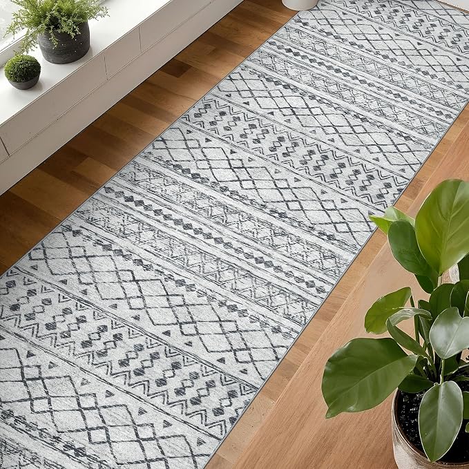 KUTA Extra Long Runners for Hallways 2.6x20ft Non-Slip Washable, Stair Runners