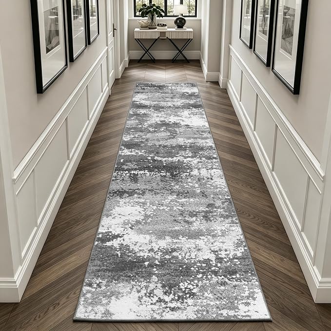 14 FT Extra Long Runner Rug for Hallway Washable, 2.6x14 Large Kitchen Floor
