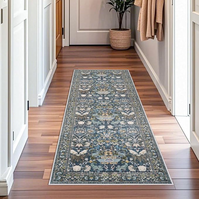 Washable Vintage 2x6 Bathroom Rugs: Soft Carpet