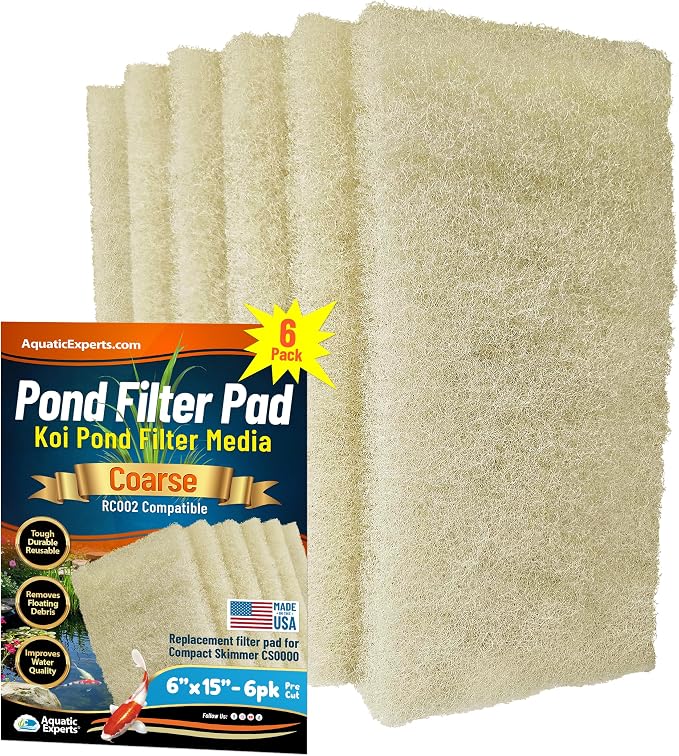 Aquatic Experts Beige COARSE Pond Filter Pad